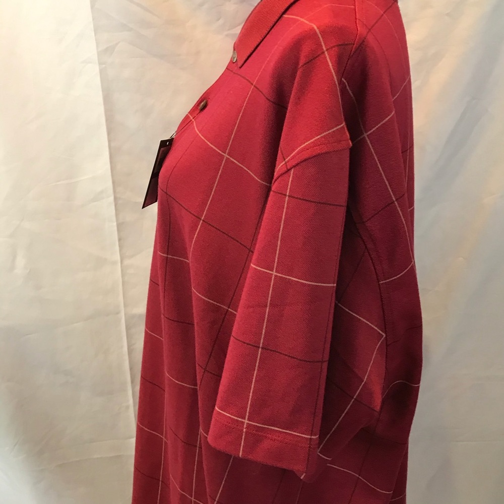 🇺🇸ALS🇺🇸 NWT XXL Red Van Heusen Polo Shirt - Picture 8 of 13